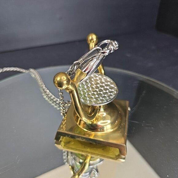 Vintage Yoke Shape Adjustable Pocket Watch Holder/Stand - Marked “AIC” “EB” USA - Picture 12 of 16